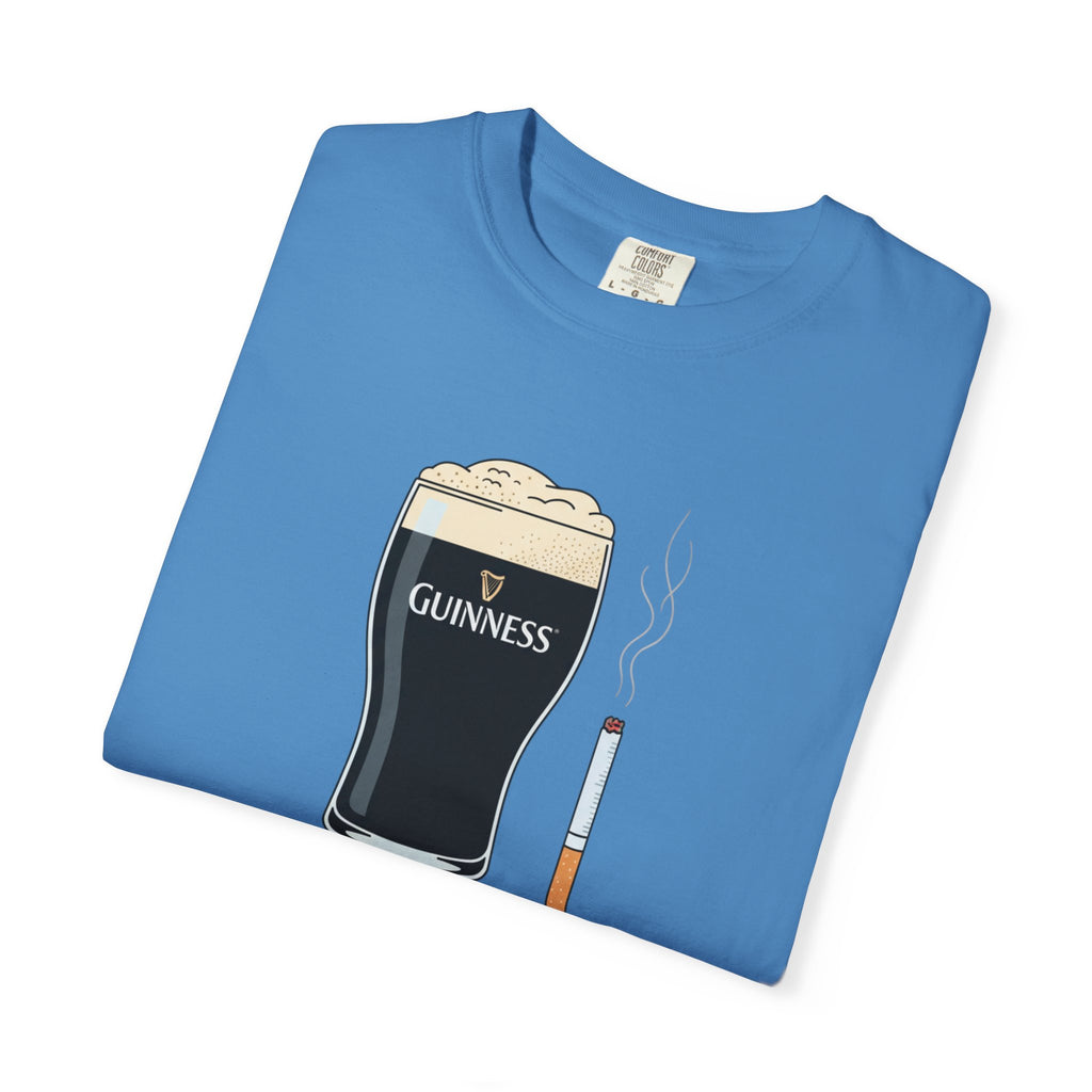 guiness and ciggy tee