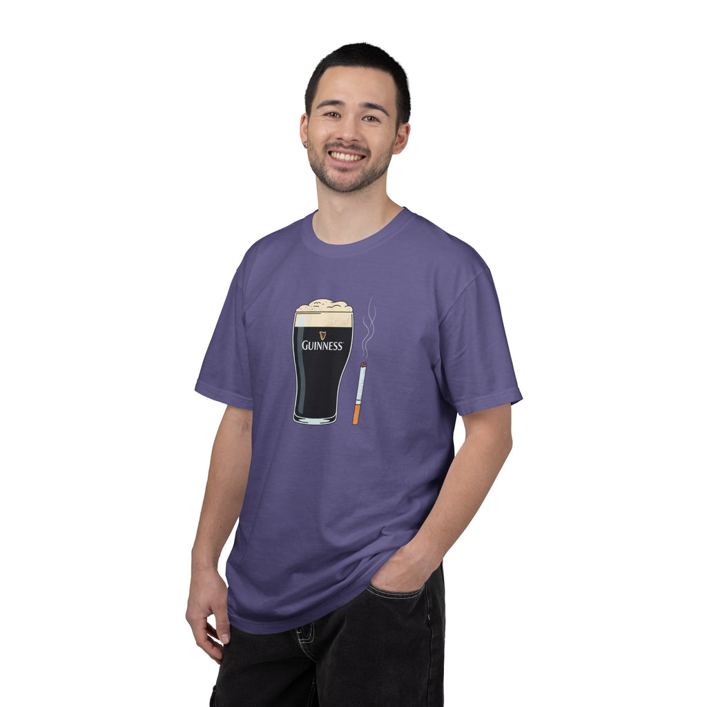 guiness and ciggy tee