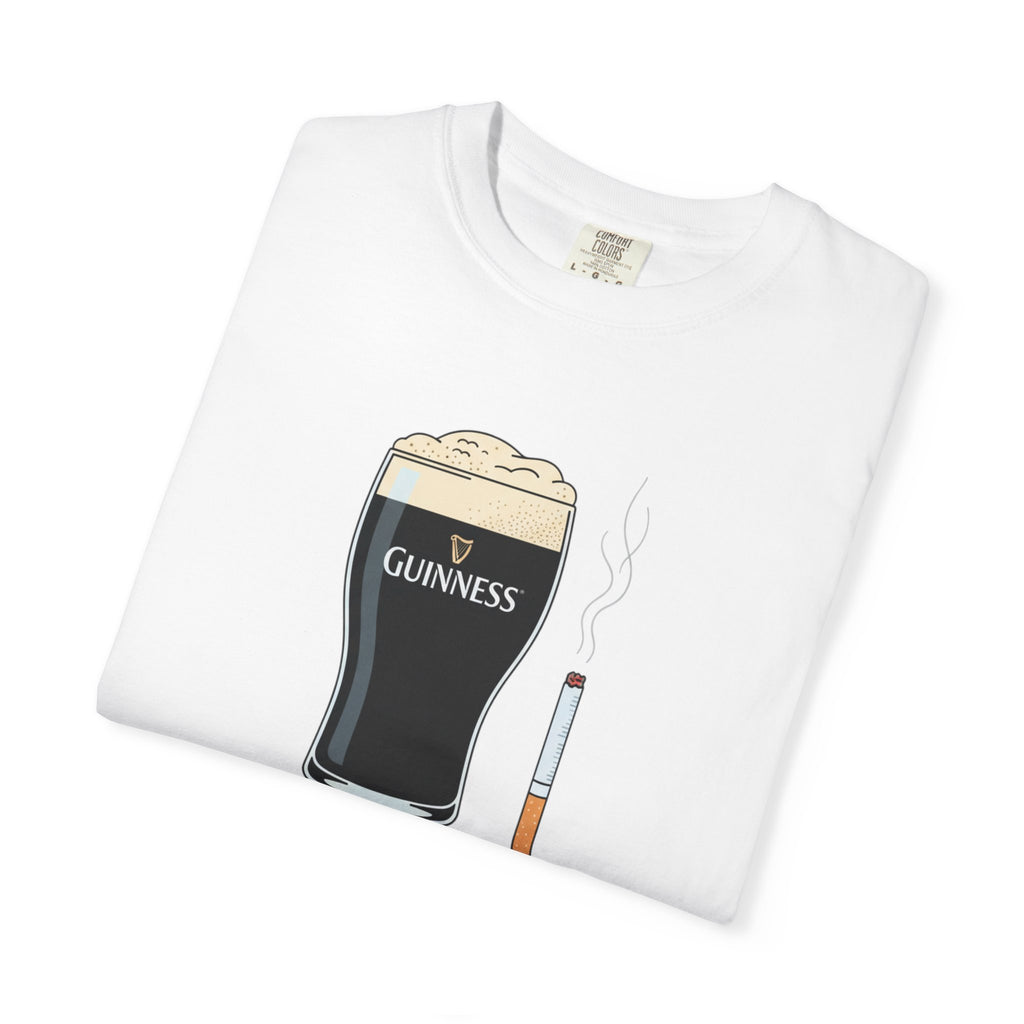guiness and ciggy tee