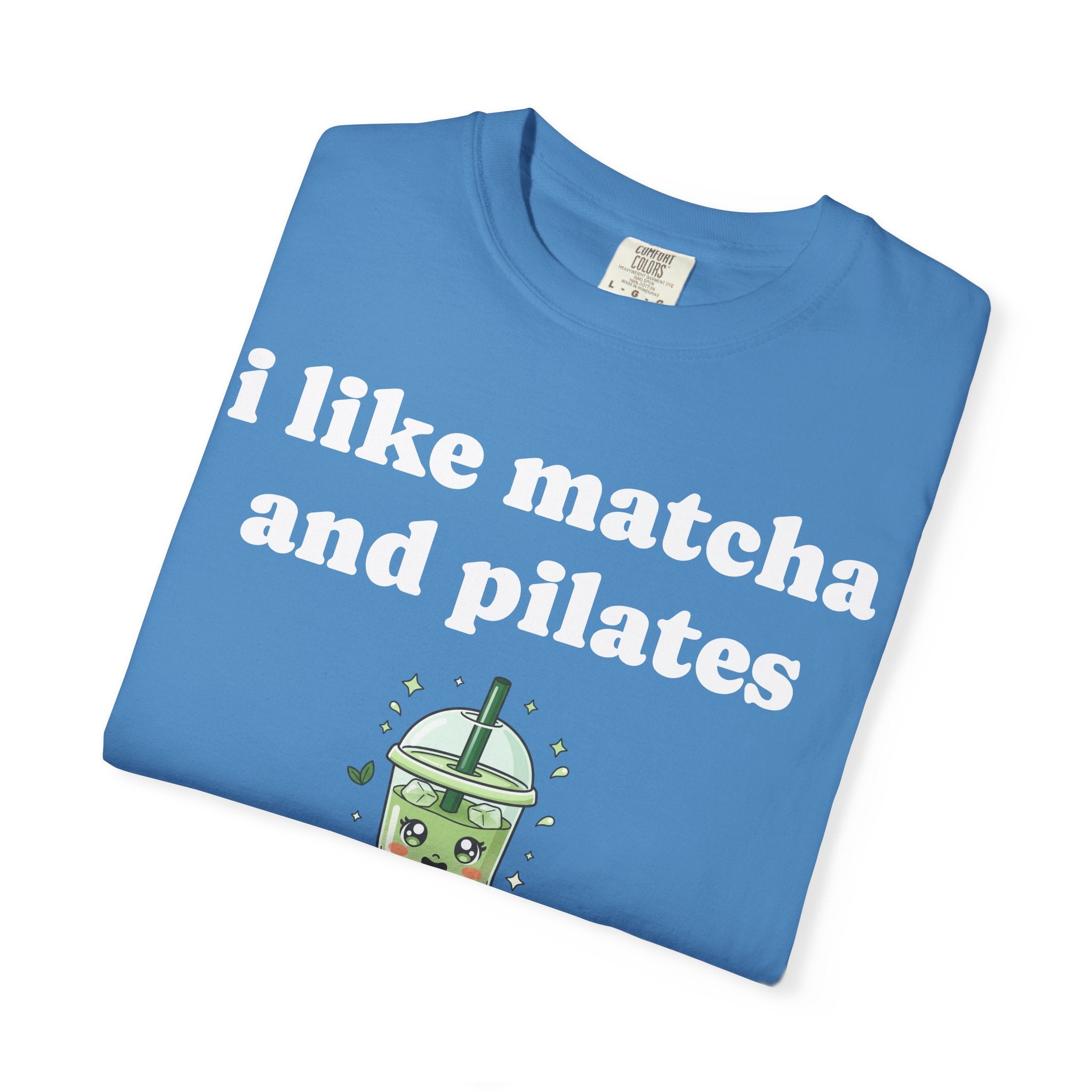 matcha and pilates tee