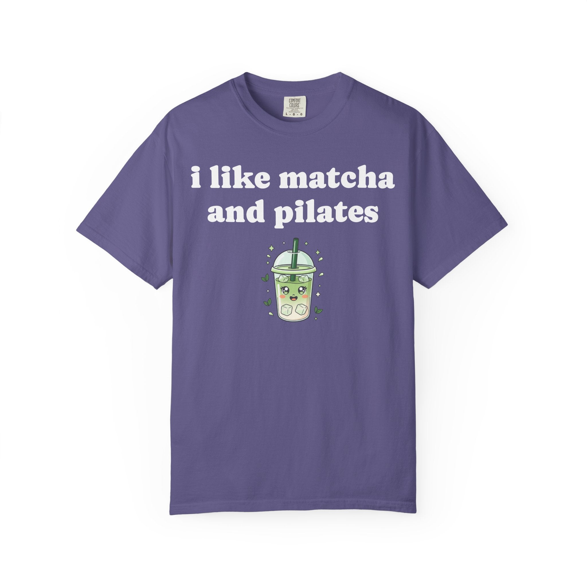 matcha and pilates tee