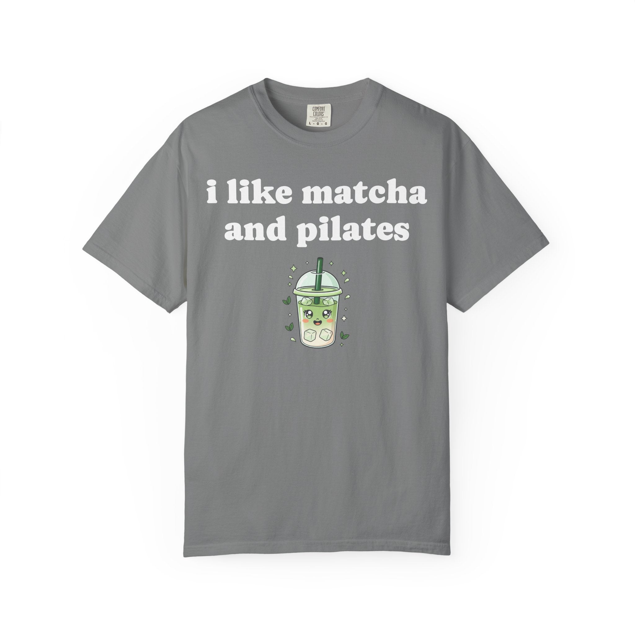 matcha and pilates tee