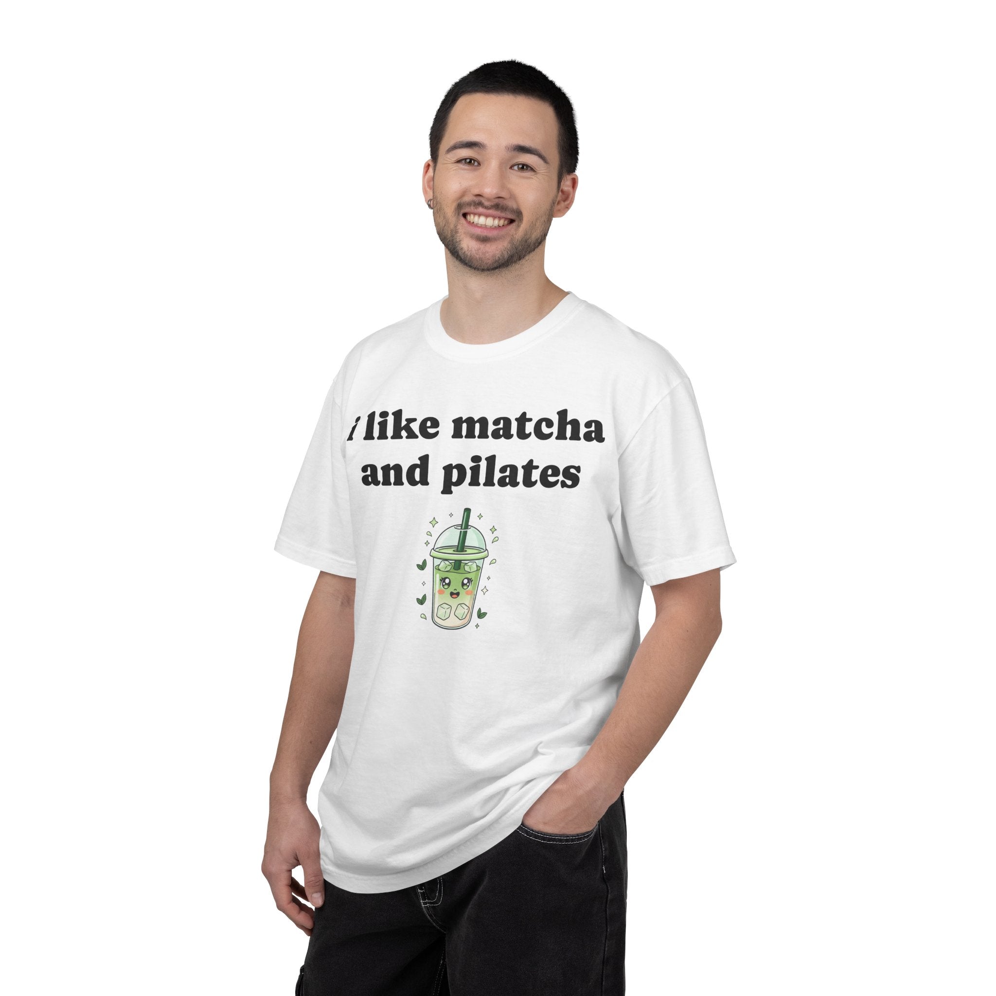 matcha and pilates tee