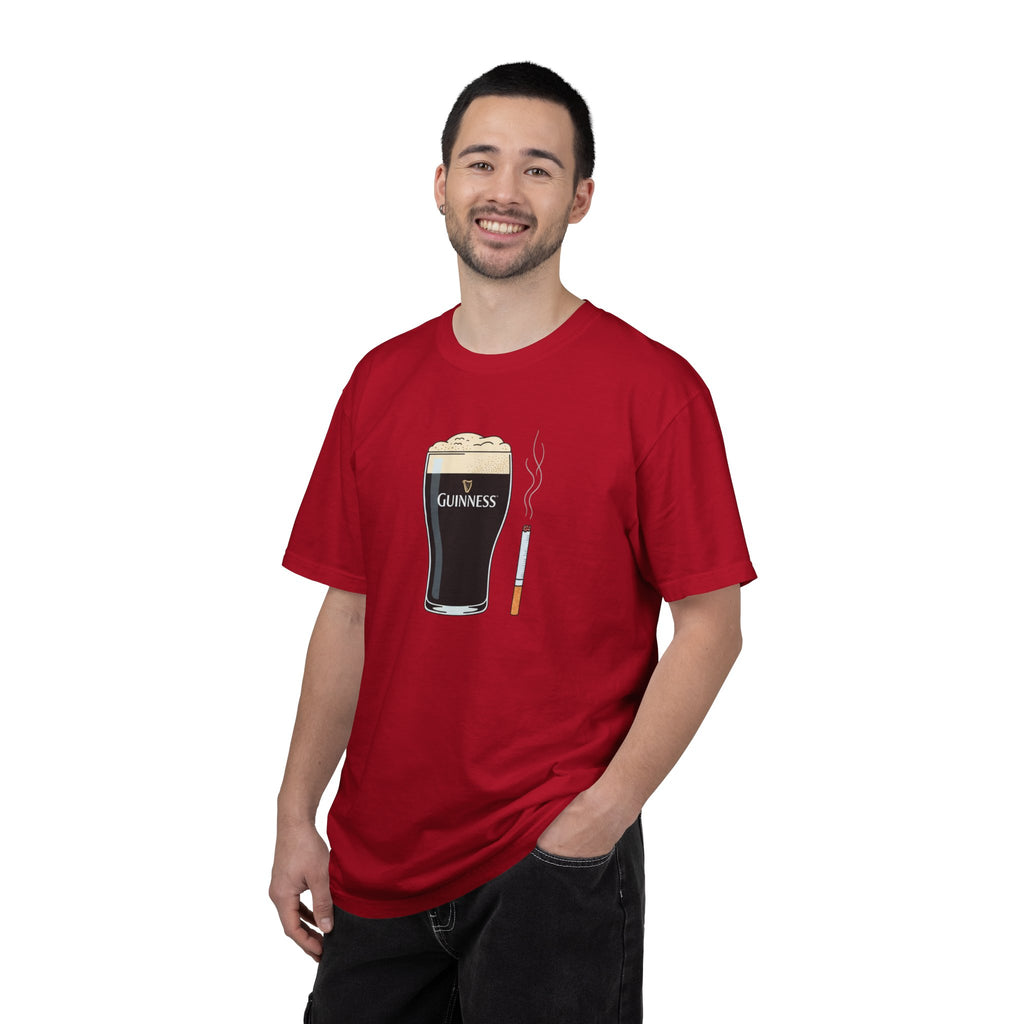 guiness and ciggy tee