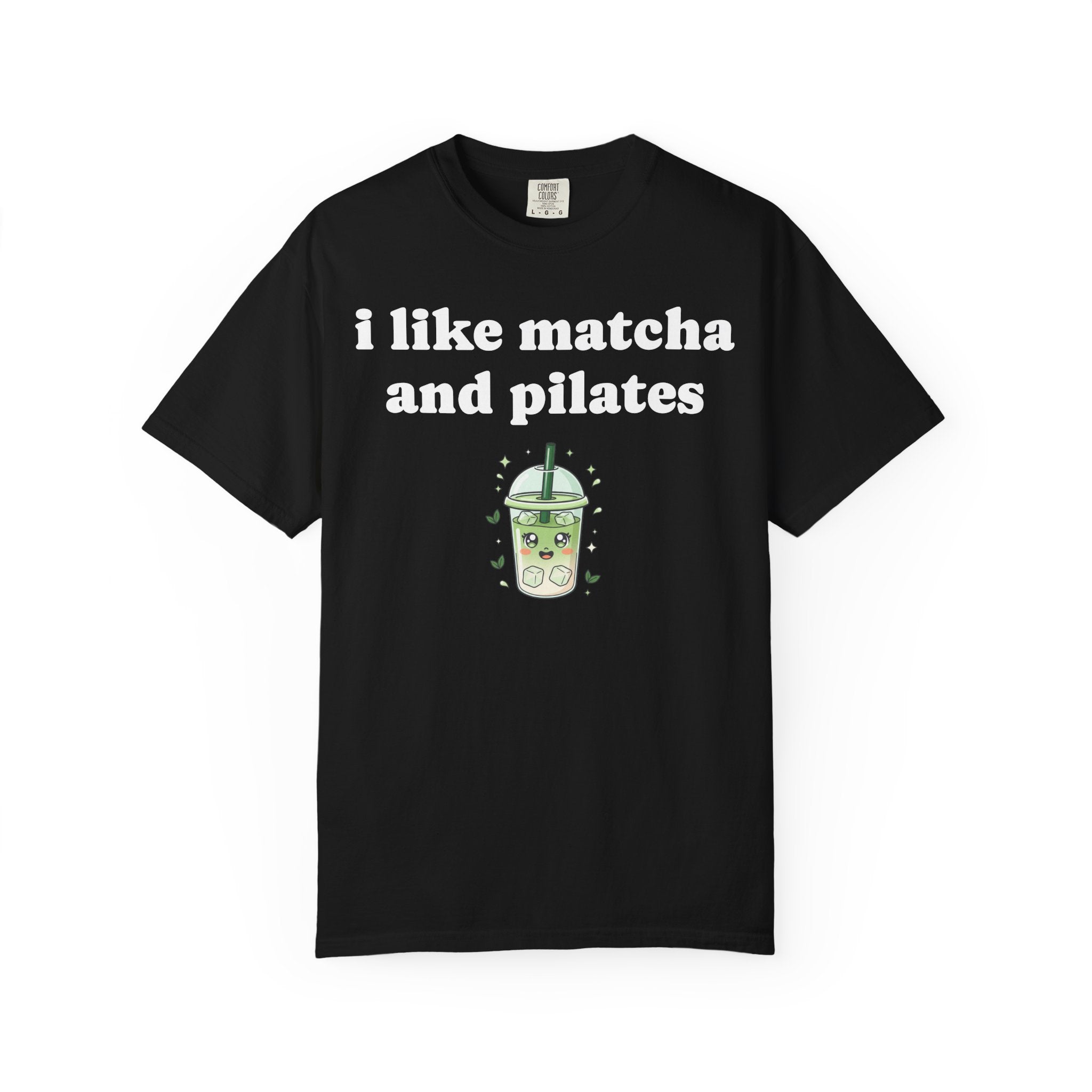 matcha and pilates tee