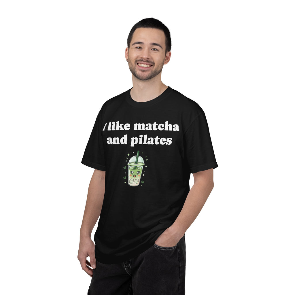 matcha and pilates tee