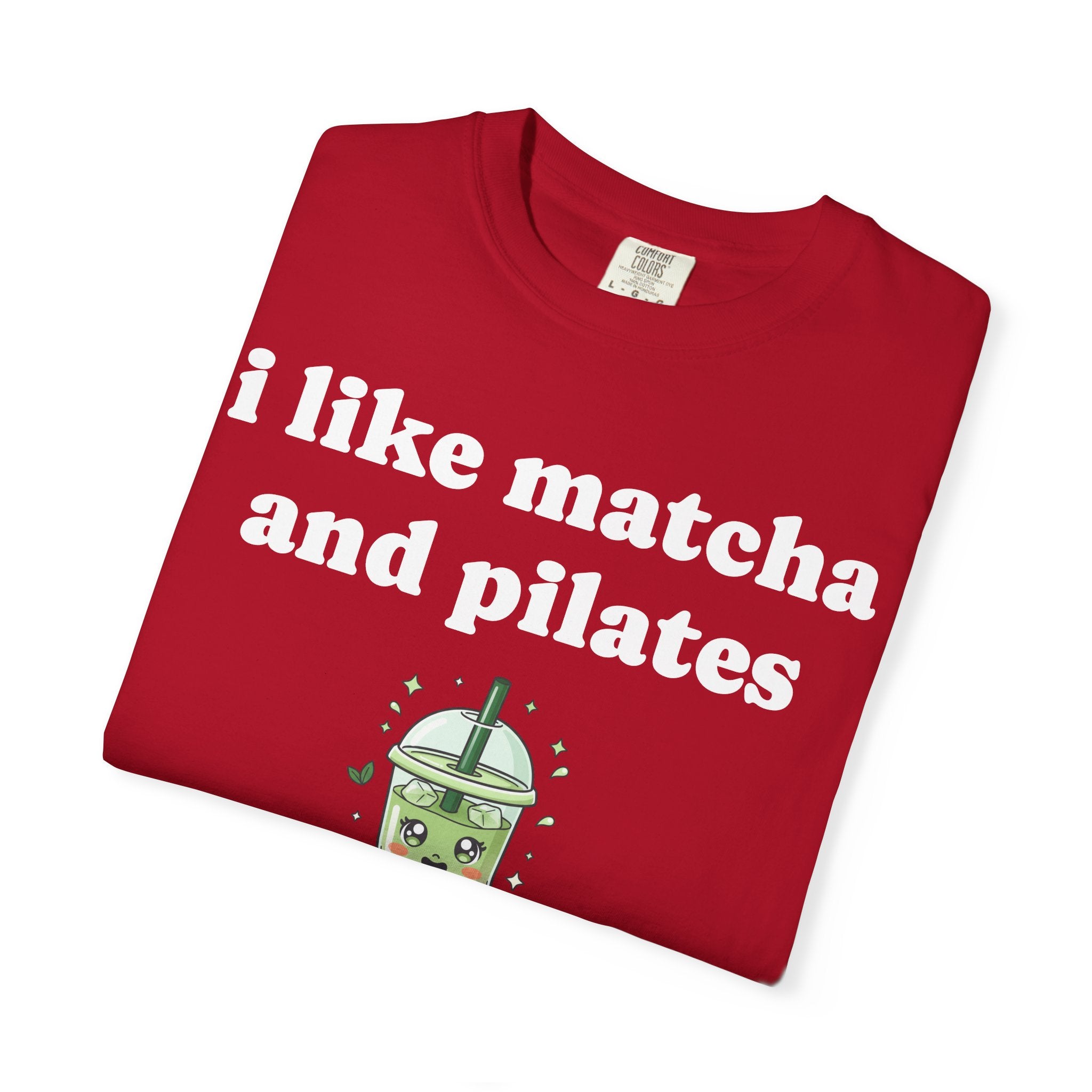 matcha and pilates tee