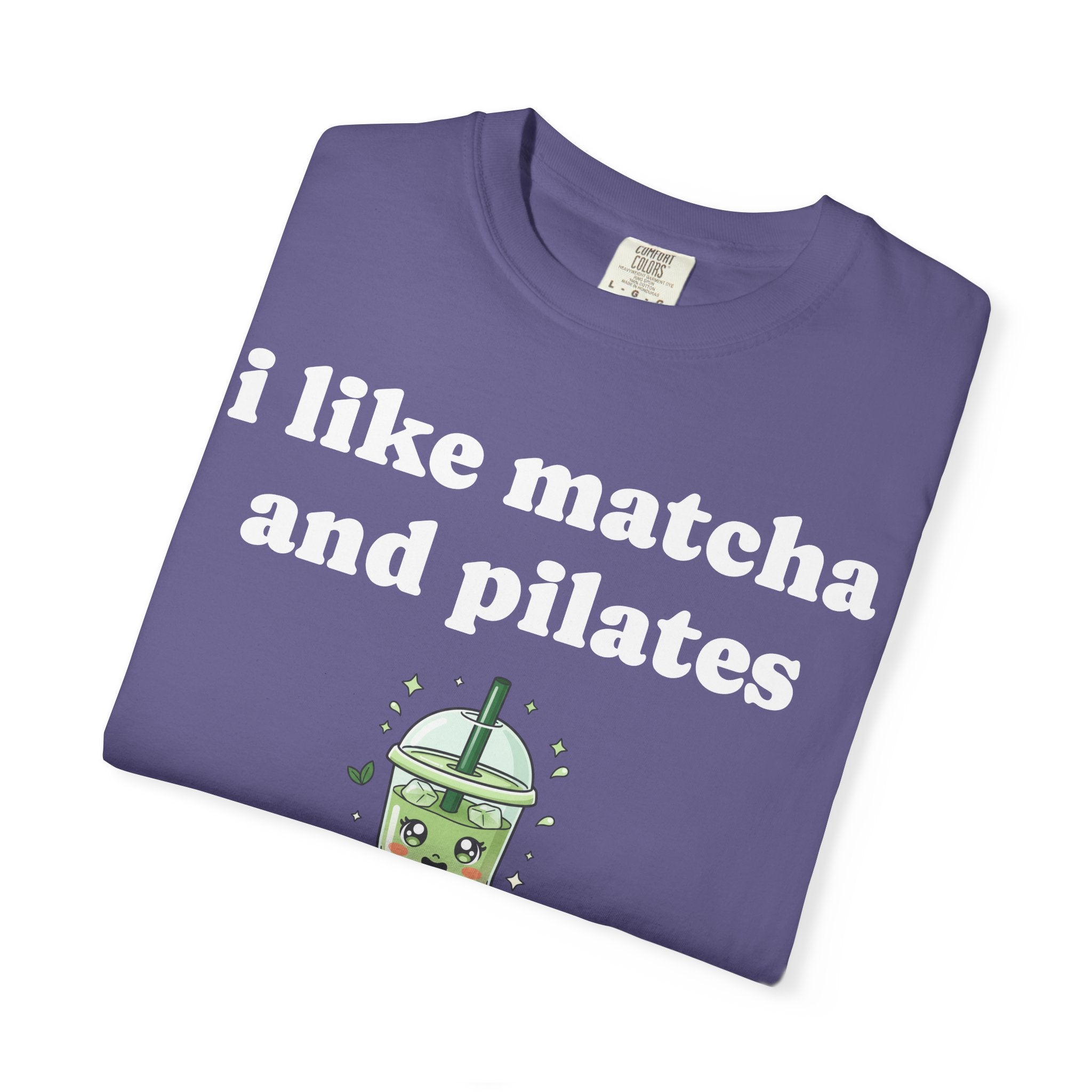 matcha and pilates tee