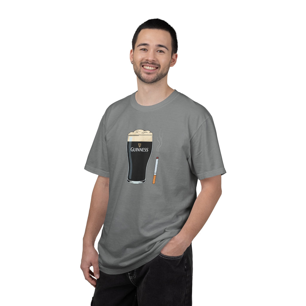 guiness and ciggy tee