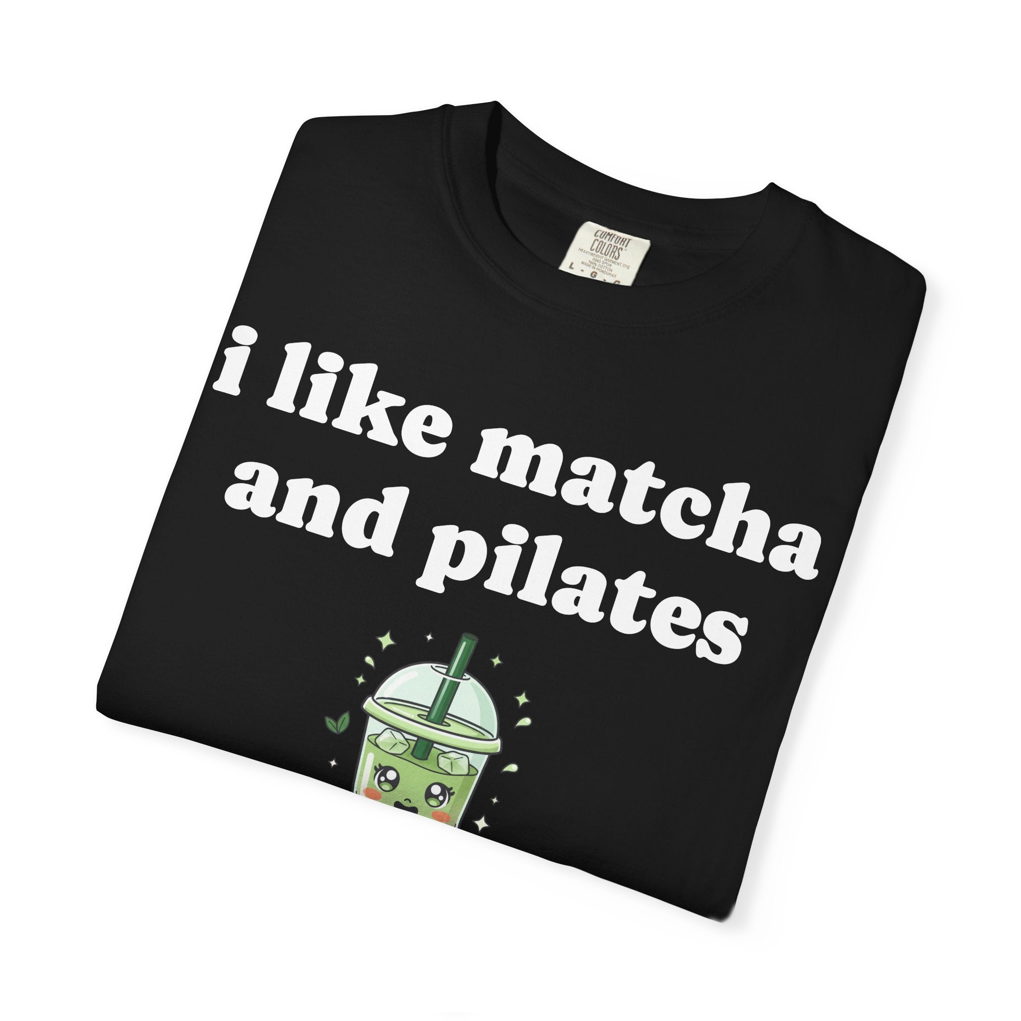 matcha and pilates tee
