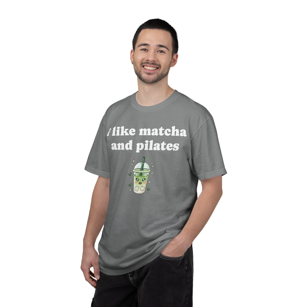 matcha and pilates tee