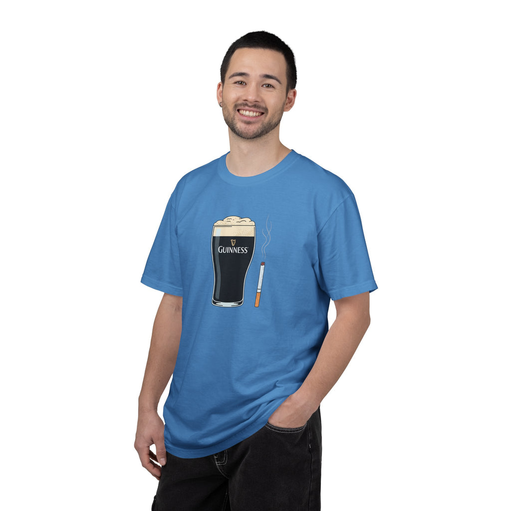 guiness and ciggy tee