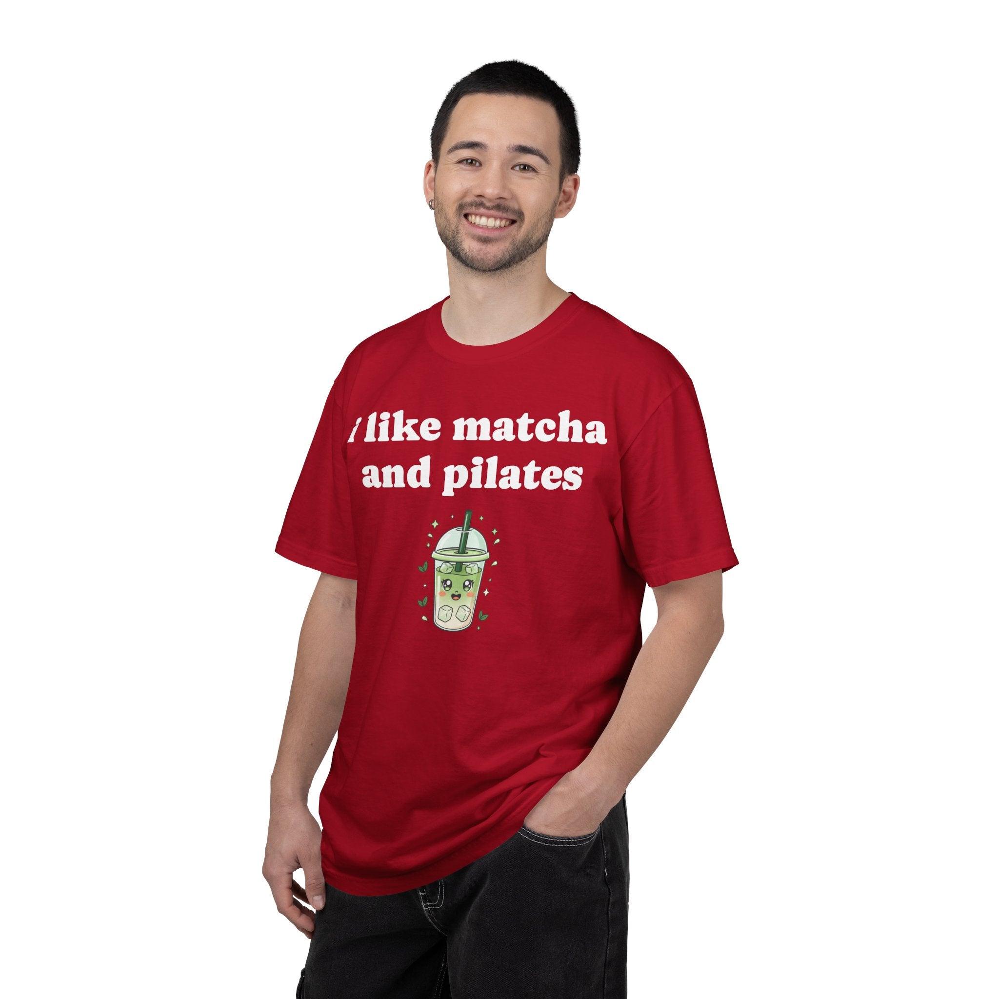 matcha and pilates tee
